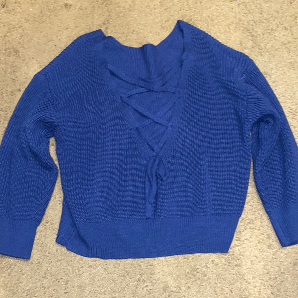 Back Tie Sweater